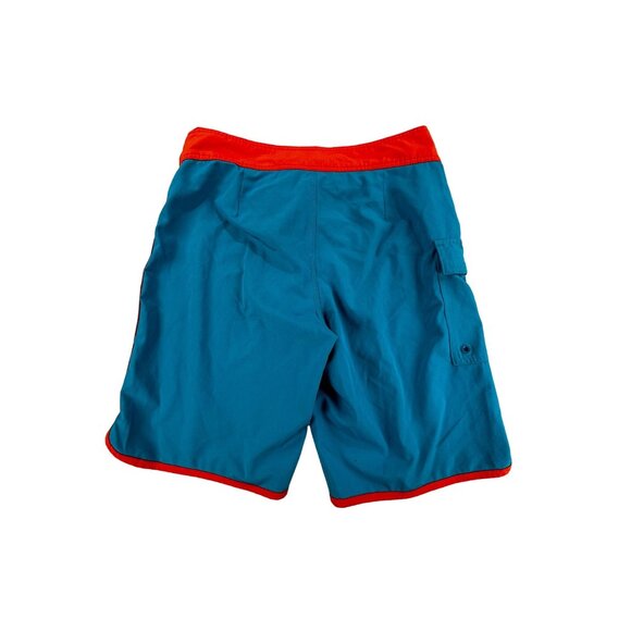 RVCA Performance Stretch Boardshorts Mens Size 29 Blue & Red Hybrid Swim - Picture 2 of 9
